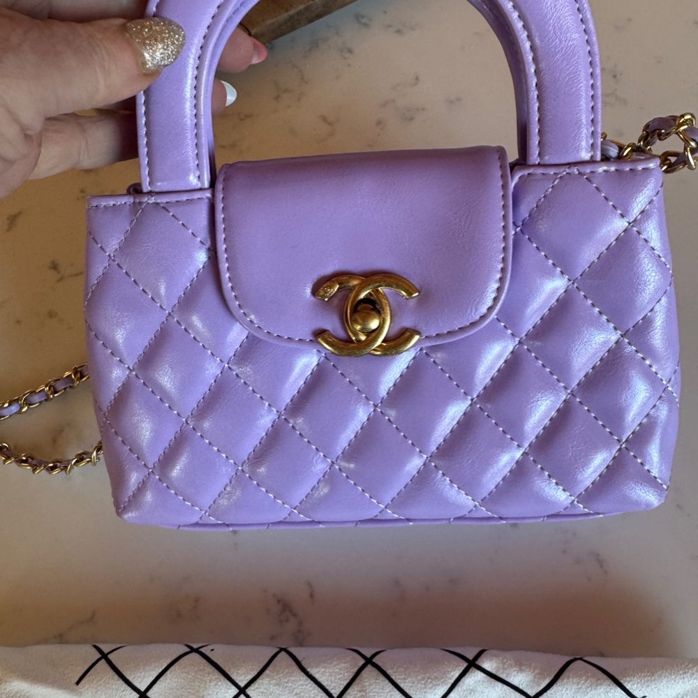 LUXURY DESIGNER WOMEN'S PURPLE PURSE BRAND NEW - Picture 3 of 10